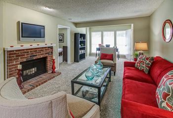 Fireplaces with raised hearth & mantel (not available in the Yellowstone floorplan)